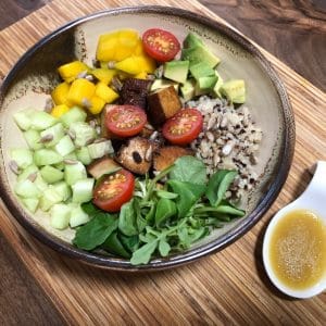 Poke Bowl vegetariano súper fácil