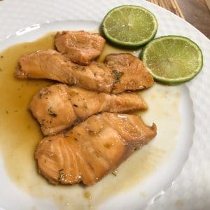 Salmón marinado